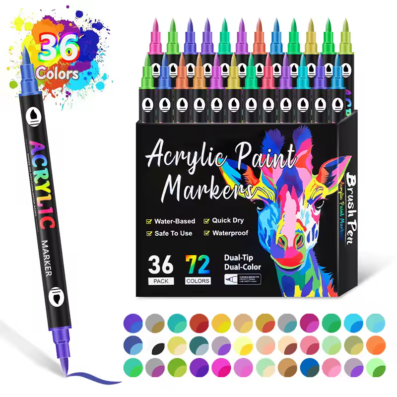 Acrylic Markers – Färgläggning och Skapande på en Helt Ny Nivå!