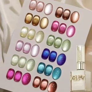 12-Pack Kit Nagellack: Inklusive UV-Lampa